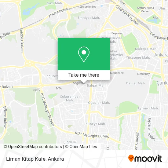 Liman Kitap Kafe map