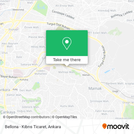Bellona - Kıbrıs Ticaret map