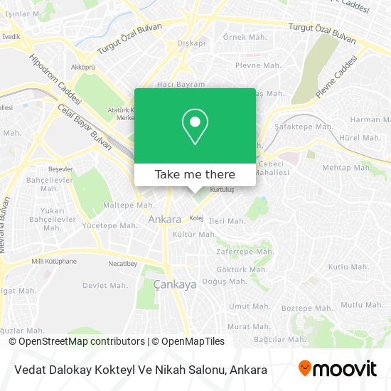 Vedat Dalokay Kokteyl Ve Nikah Salonu map