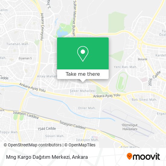 Mng Kargo Dağıtım Merkezi map