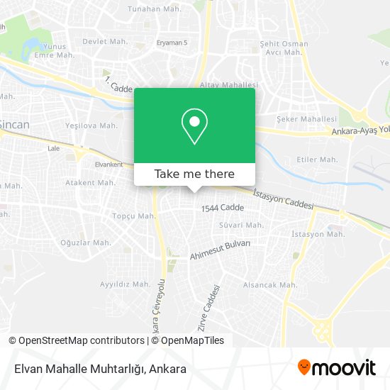 Elvan Mahalle Muhtarlığı map