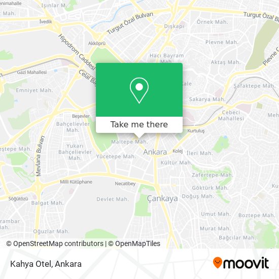 Kahya Otel map