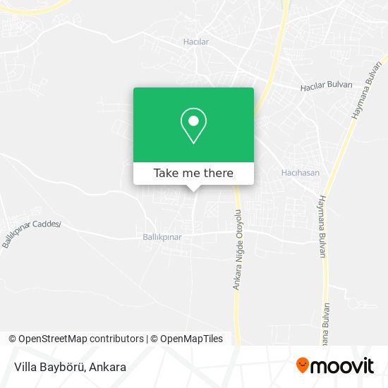 Villa Baybörü map