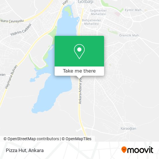 Pizza Hut map