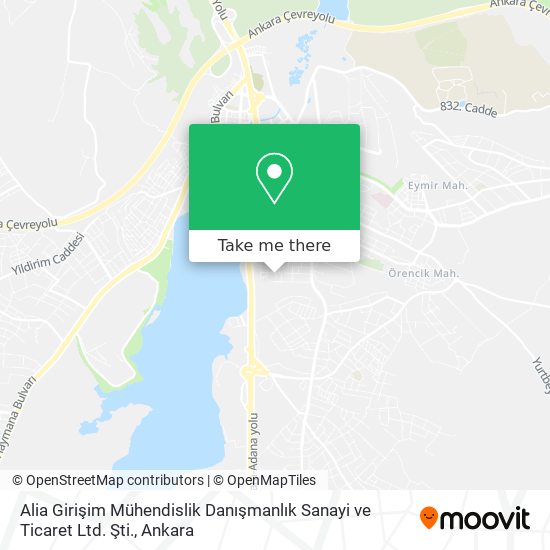 Alia Girişim Mühendislik Danışmanlık Sanayi ve Ticaret Ltd. Şti. map