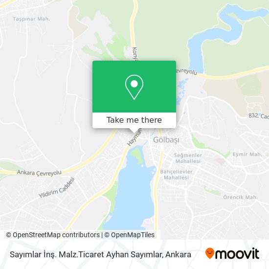 Sayımlar İnş. Malz.Ticaret Ayhan Sayımlar map