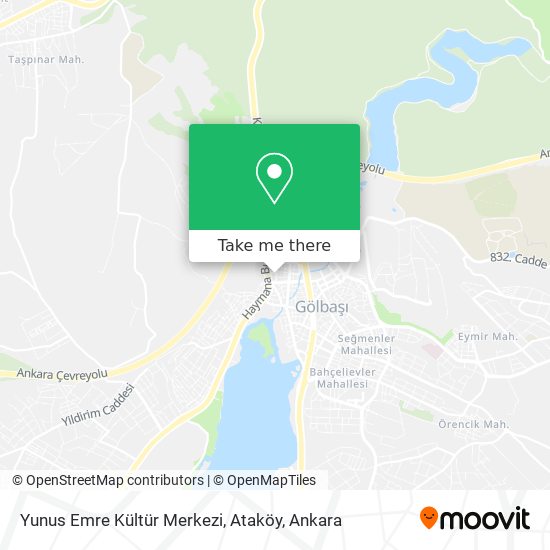 Yunus Emre Kültür Merkezi, Ataköy map