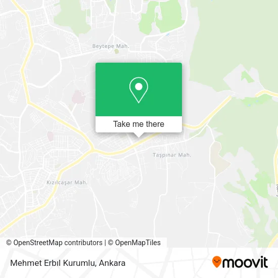 Mehmet Erbıl Kurumlu map