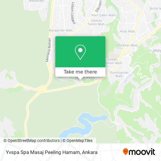Yvspa Spa Masaj Peeling Hamam map