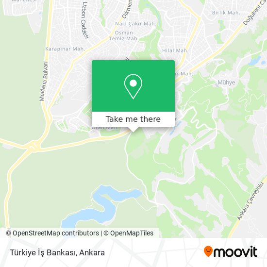 Türkiye İş Bankası map