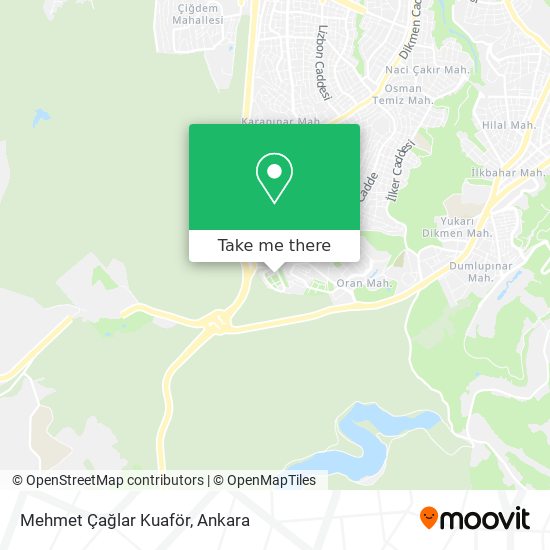Mehmet Çağlar Kuaför map
