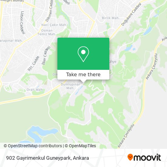 902 Gayrimenkul Guneypark map