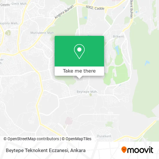 Beytepe Teknokent Eczanesi map
