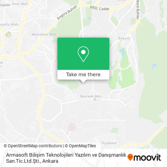 Armasoft Bilişim Teknolojileri Yazılım ve Danışmanlık San.Tic.Ltd.Şti. map