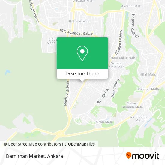 Demirhan Market map