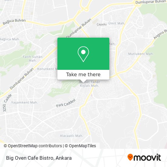 Big Oven Cafe Bistro map