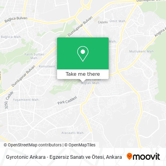 Gyrotonic Ankara - Egzersiz Sanatı ve Ötesi map