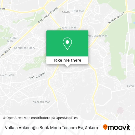 Volkan Arıkanoğlu Butik Moda Tasarım Evi map