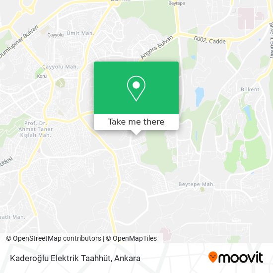 Kaderoğlu Elektrik Taahhüt map