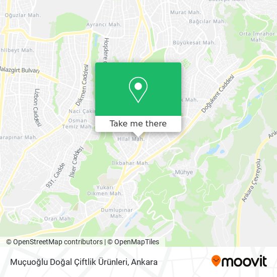 Muçuoğlu Doğal Çiftlik Ürünleri map