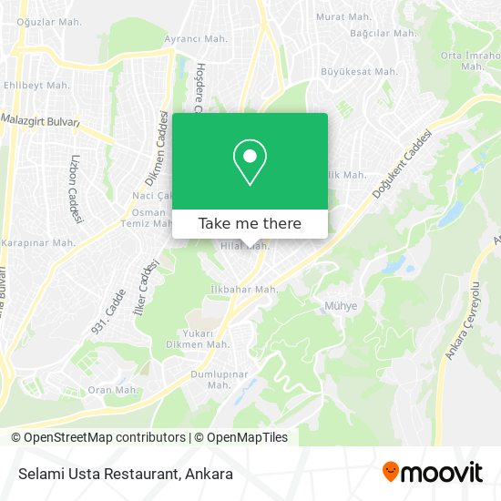 Selami Usta Restaurant map