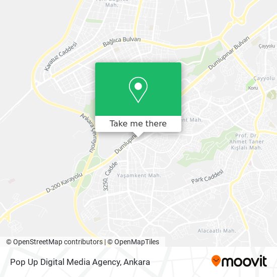 Pop Up Digital Media Agency map