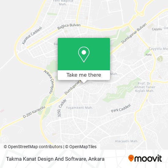 Takma Kanat Design And Software map