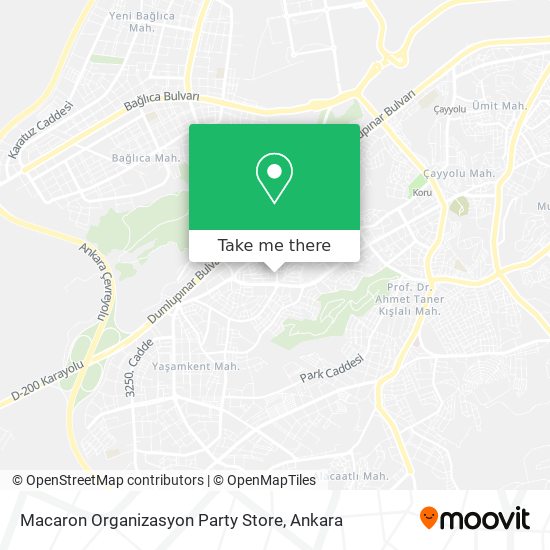 Macaron Organizasyon Party Store map