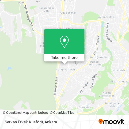 Serkan Erkek Kuaförü map