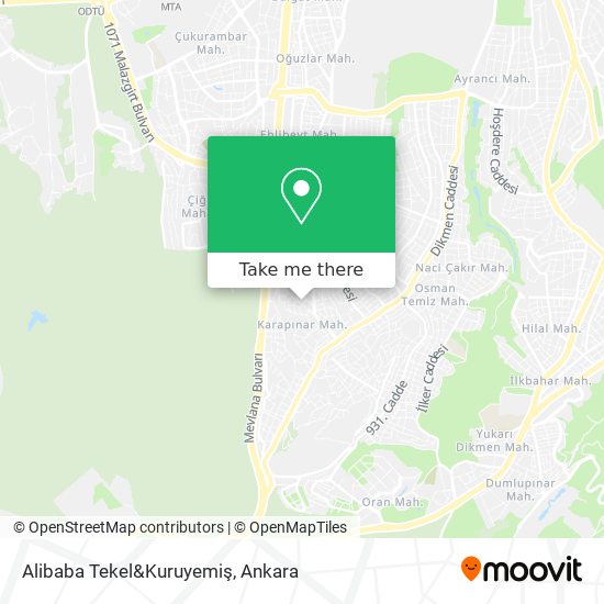 Alibaba Tekel&Kuruyemiş map