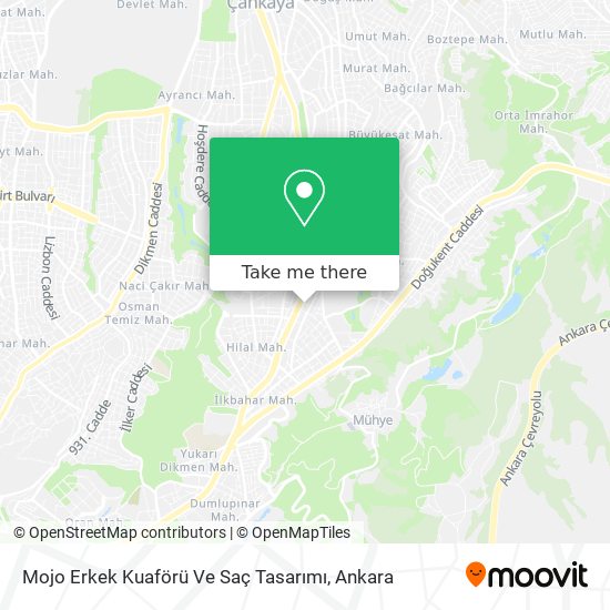 Mojo Erkek Kuaförü Ve Saç Tasarımı map