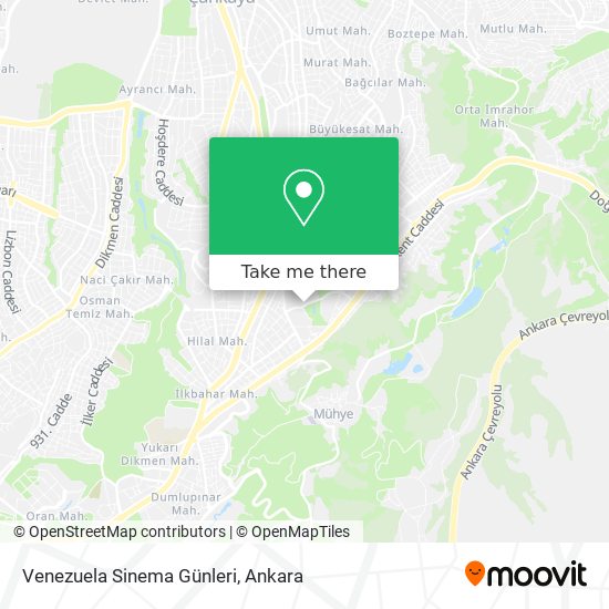 Venezuela Sinema Günleri map