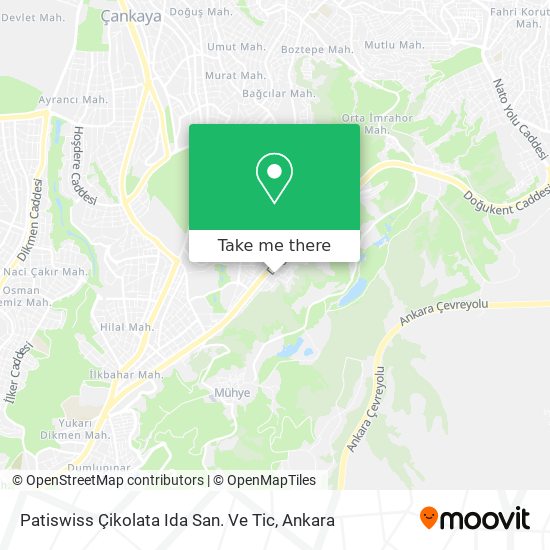 Patiswiss Çikolata Ida San. Ve Tic map