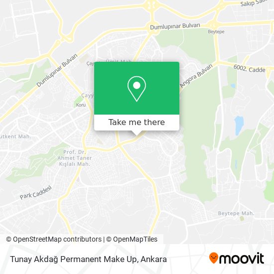 Tunay Akdağ Permanent Make Up map