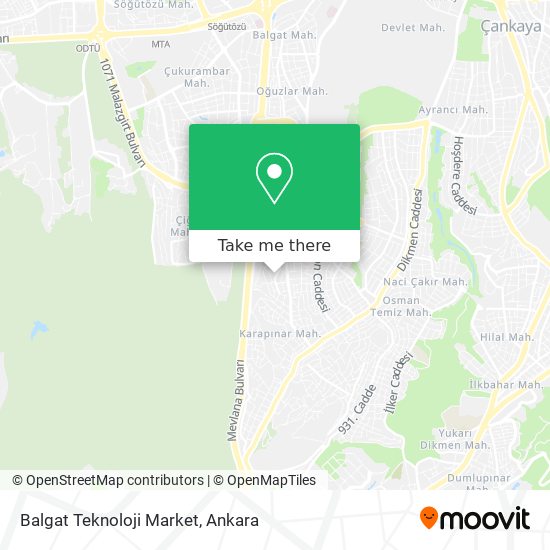 Balgat Teknoloji Market map