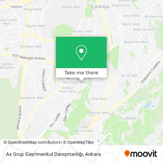 As Grup Gayrimenkul Danışmanlığı map
