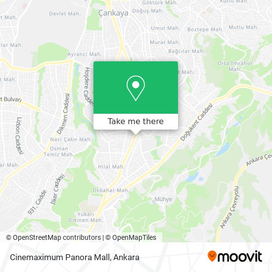 Cinemaximum Panora Mall map