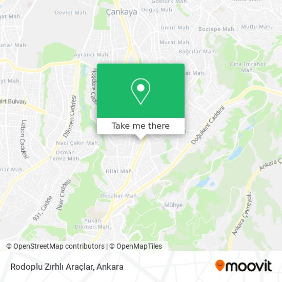 Rodoplu Zırhlı Araçlar map