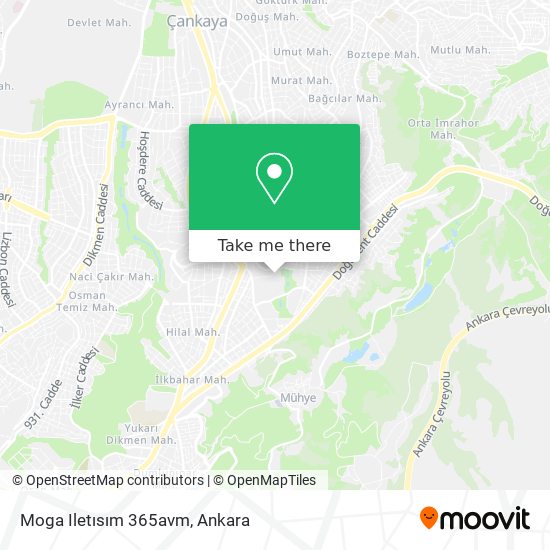 Moga Iletısım 365avm map