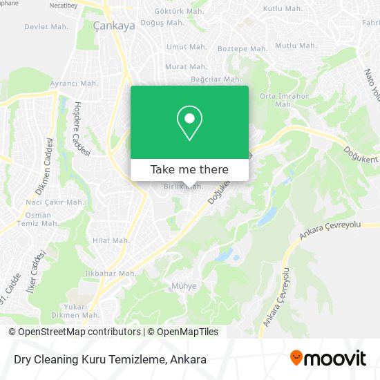 Dry Cleaning Kuru Temizleme map