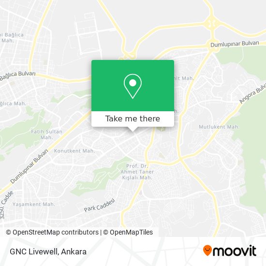 GNC Livewell map