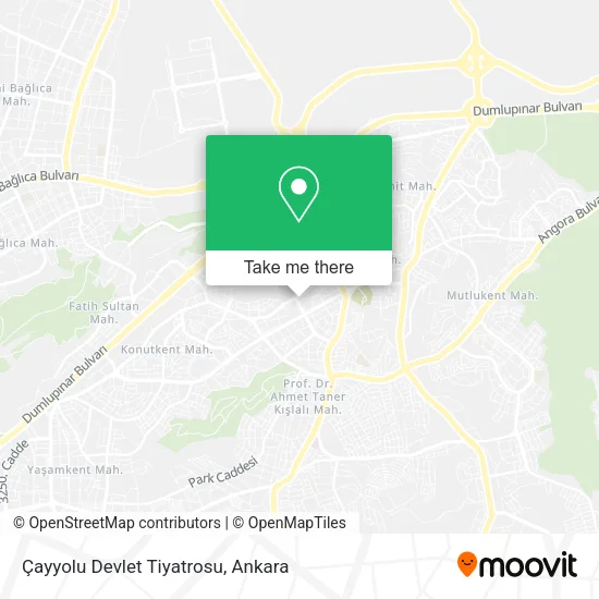 Çayyolu Devlet Tiyatrosu map