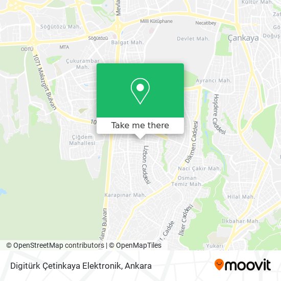 Digitürk Çetinkaya Elektronik map