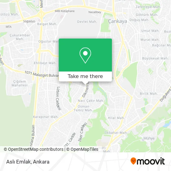Aslı Emlak map