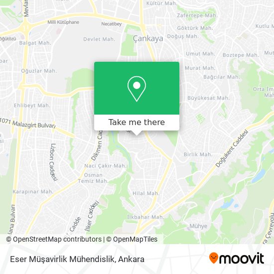 Eser Müşavirlik Mühendislik map