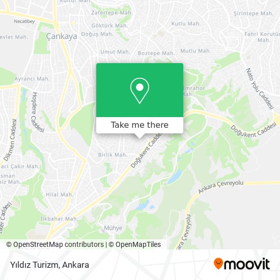 Yıldız Turizm map