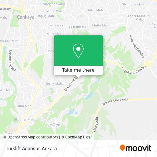Türklift Asansör map