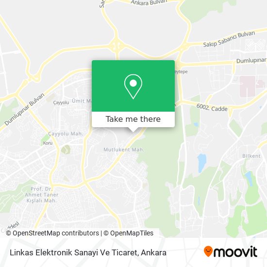 Linkas Elektronik Sanayi Ve Ticaret map