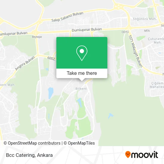 Bcc Catering map