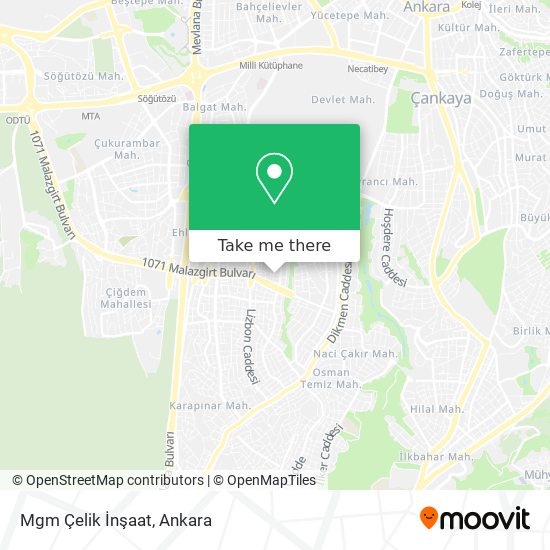 Mgm Çelik İnşaat map